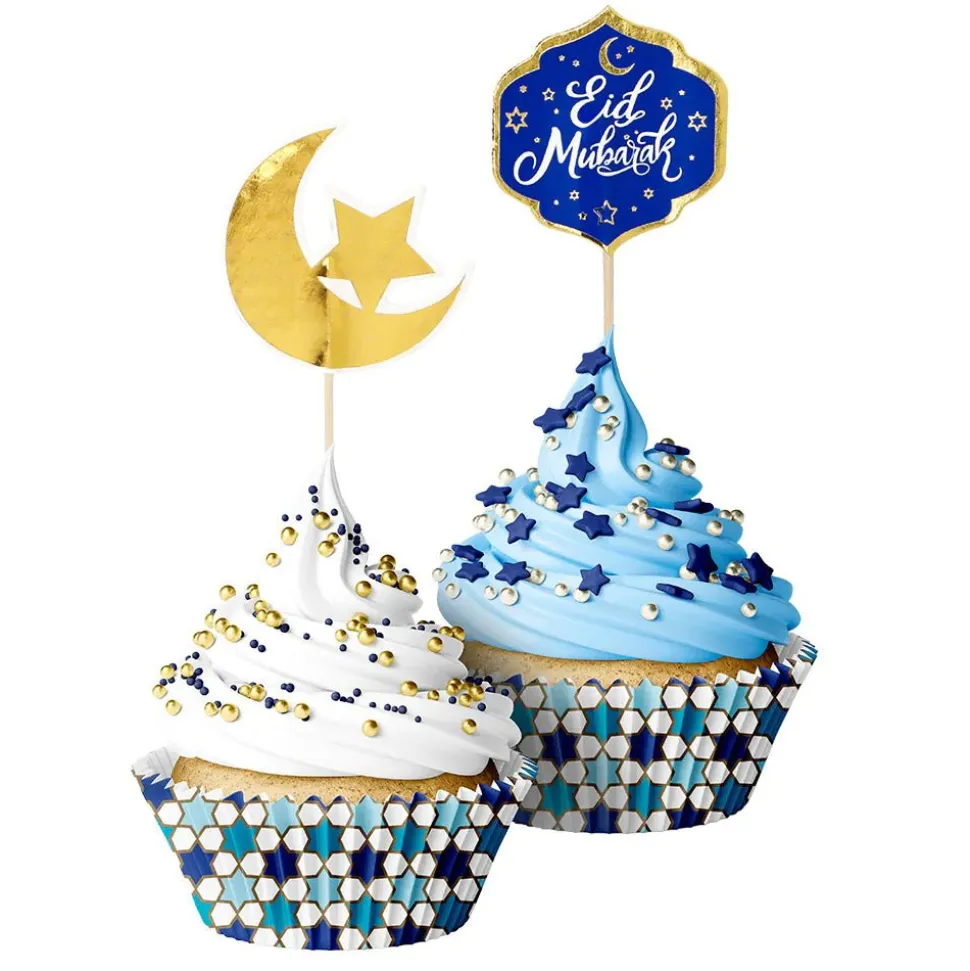 Ramadan Cocktailprikkers Eid Mubarak 40 delig