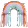 Regenboog Ballon Leeg 41cm