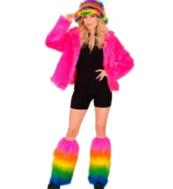 Regenboog Beenwarmers Pluche