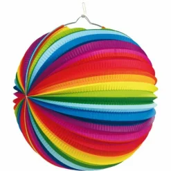 Regenboog Lampion 25cm