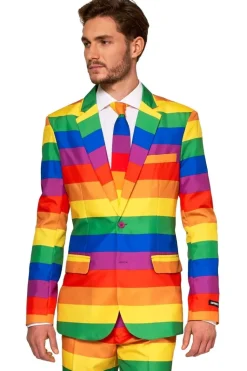 Regenboog Pak Heren Suitmeister