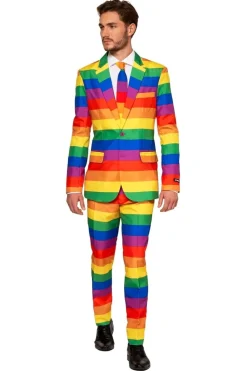 Regenboog Pak Heren Suitmeister