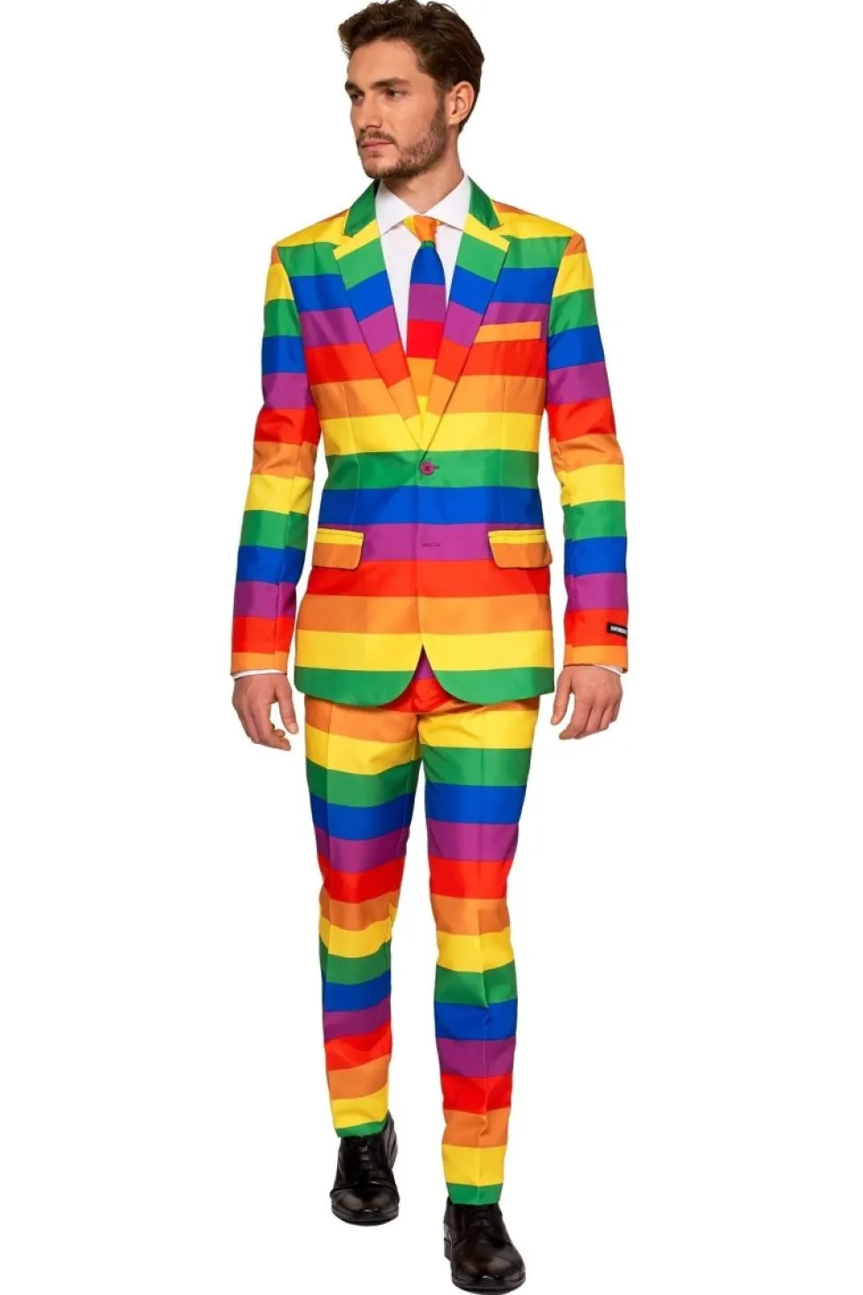 Regenboog Pak Heren Suitmeister