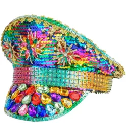 Regenboog Pet Pailletten