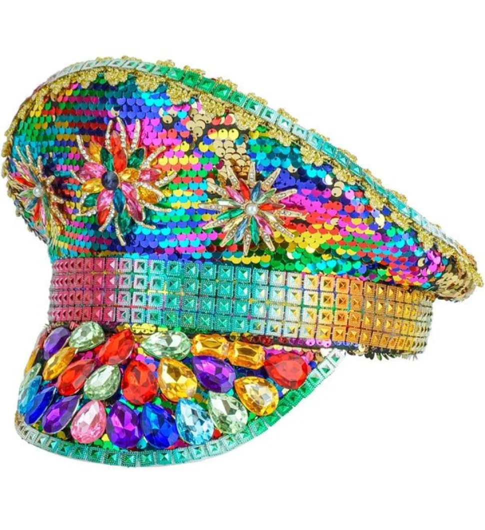 Regenboog Pet Pailletten