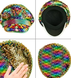 Regenboog Pet Pailletten