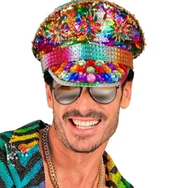 Regenboog Pet Pailletten