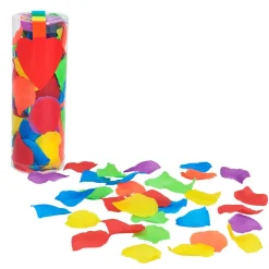 Regenboog Rozenblaadjes 288st