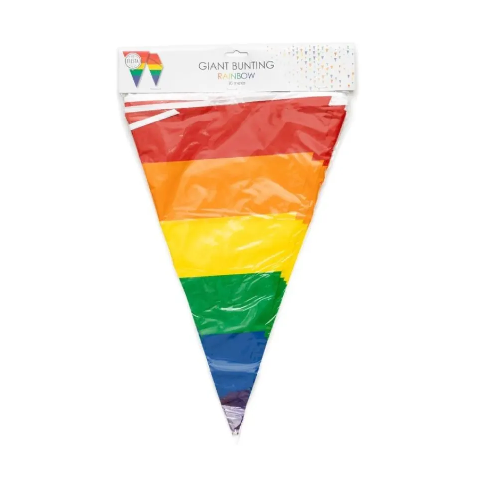 Regenboog Slinger 45Cm Vlaggen 10m