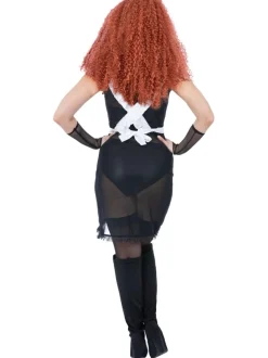 Rocky Horror Jurk Wit Zwart Dames Magenta