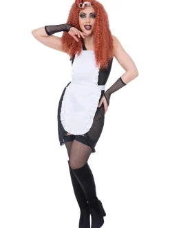 Rocky Horror Jurk Wit Zwart Dames Magenta
