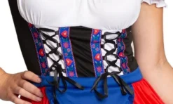 Rode Dirndl Jurk Oktoberfest Anna