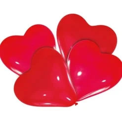 Rode Hartjes Ballonnen 30,4cm 4st