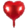 Rode Helium Ballon Hart Leeg 45cm
