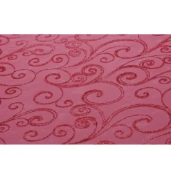 Rode Tafelloper Glitters 5M 36cm