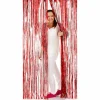 Rood Deurgordijn Folie 2m
