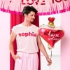 Rood Roze Banner I Love You 1,5m