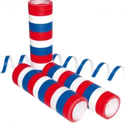 Rood Wit Blauw Serpentine 4m 20 ringen