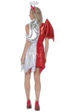 Rood Witte Jurk Dames Duivel En Engel