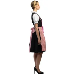 Rood Zwarte Dirndl Jurk Oktoberfest Dames