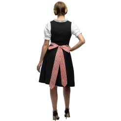 Rood Zwarte Dirndl Jurk Oktoberfest Dames