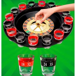 Rood Zwarte Drankspel Roulette