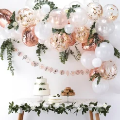 Rose Gouden Ballonnenboog DIY Set