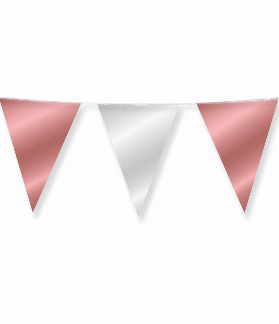 Rose Goud Zilveren Slinger Metallic 10m
