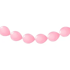 Roze Ballonnenslinger 3m 8st