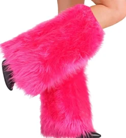 Roze Beenwarmers Pluche