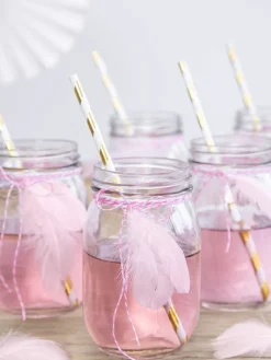 Roze Decoratie Veren 3g