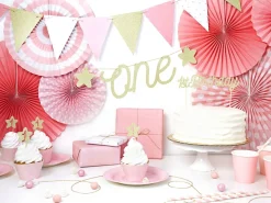Roze Gouden Slingers 1,3m