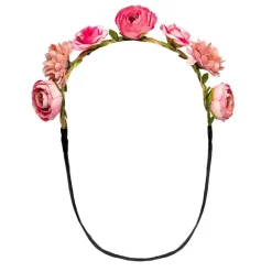 Roze Haarband Bloemen