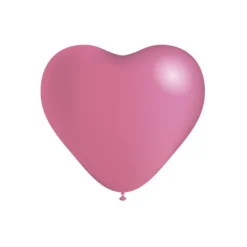 Roze Hartjes Ballonnen 25cm 6st