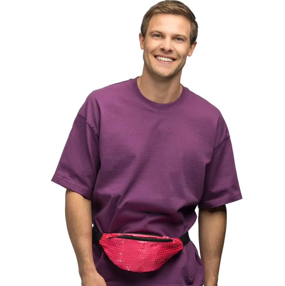 Roze Heuptasje Pailletten