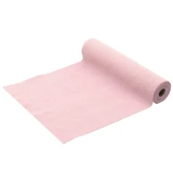 Roze Tafelloper Velvet 3m
