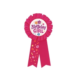 Rozet Birthday Girl 14cm