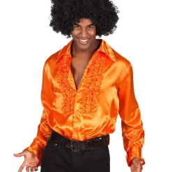 Ruffle Blouse Heren Oranje