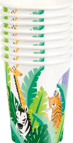 Safari Bekers Papier 266ml 8st