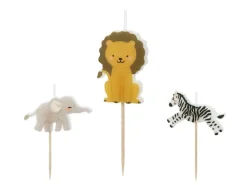 Safari Kaarsen 4,2cm 3 delig