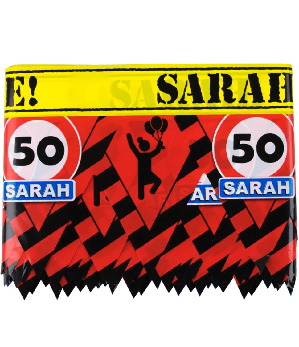 Sarah Afzetlint 50 jaar Verkeersbord 12m