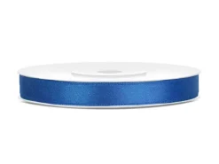 Satijn Lint Koninklijk Blauw 6mm 25m