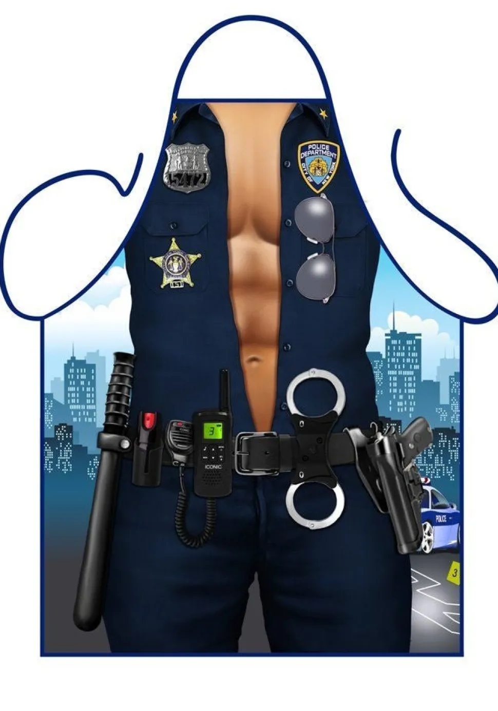 Schort Politie Man