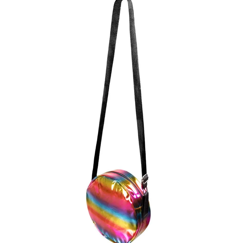 Schoudertasje Holografisch Regenboog 20cm