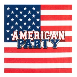 Servetten American Party Papier 33cm