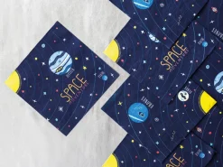 Servetten Space 33cm 20st