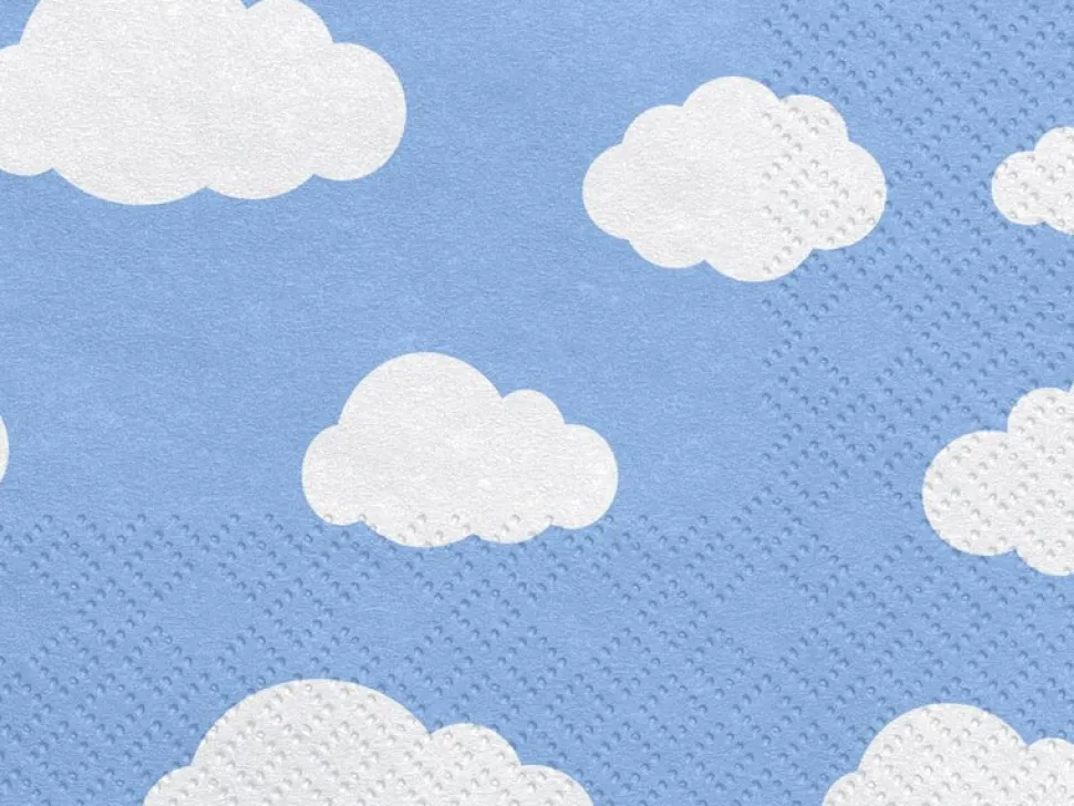 Servetten Wolken 33cm 20st