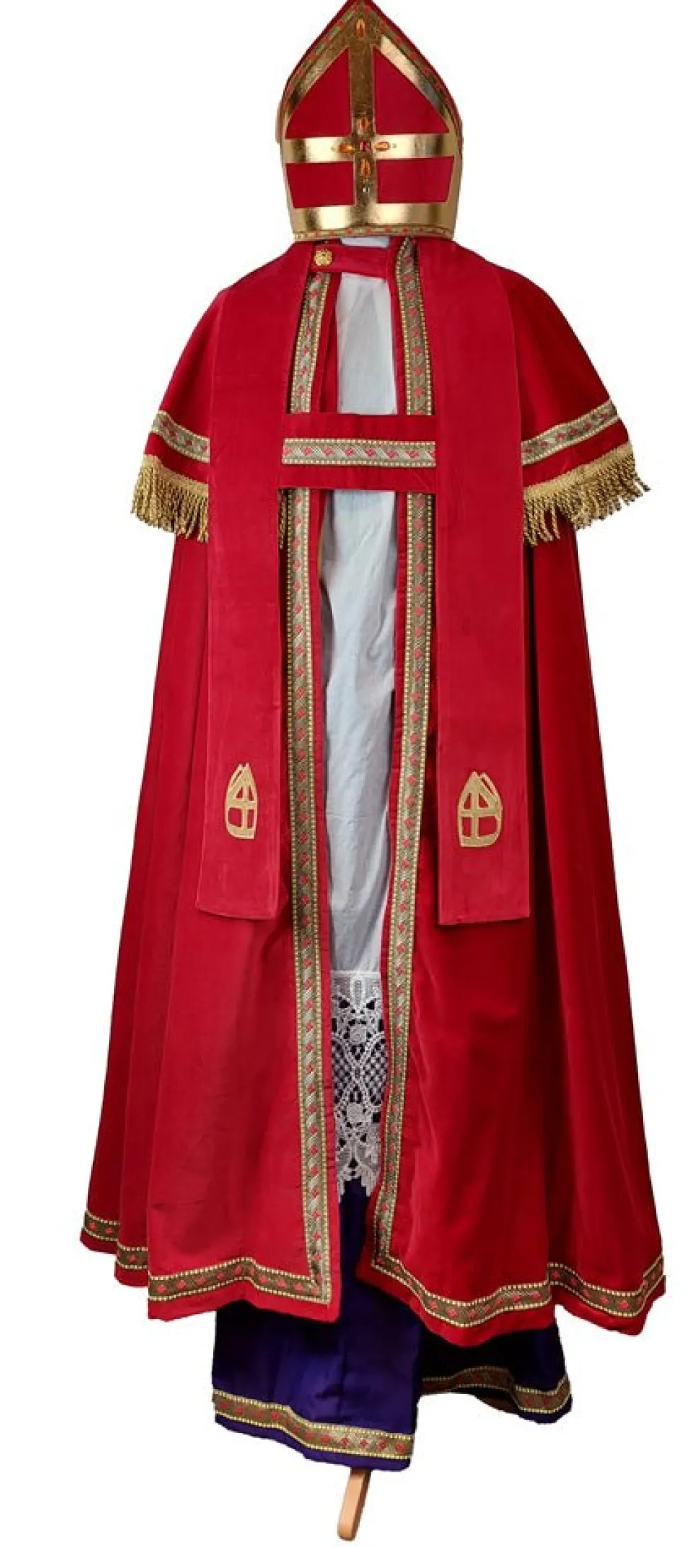 Sinterklaas Kostuum Fluweel 3 delig