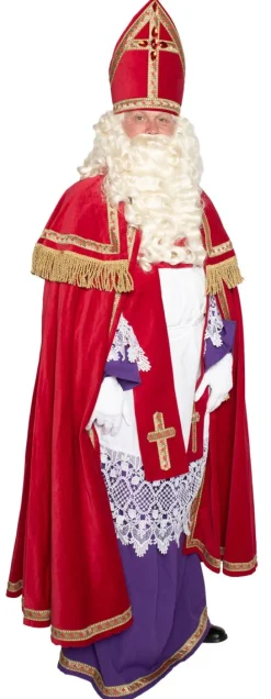 Sinterklaaspak Katoen Fluweel 4 delig