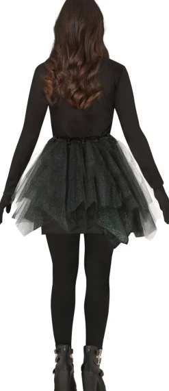 Skelet Halloween Jurk Dames Zwart